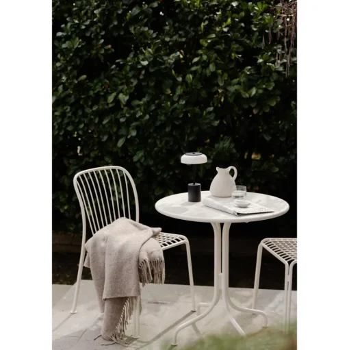Nuura Blossi Transportabel Lampe Mini Sort/Opal