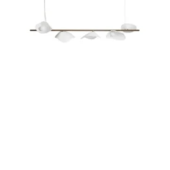 Nuura Florii 5 Linear Pendel Mørk Bronze/Hvid