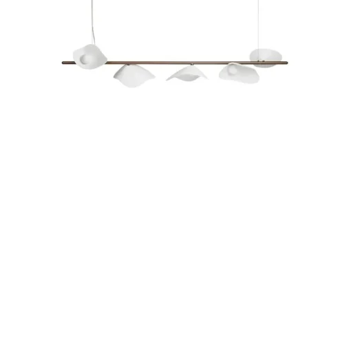 Nuura Florii 5 Linear Pendel Mørk Bronze/Hvid