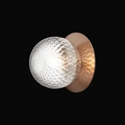 Nuura Liila 1 Vág/Loftlampe Medium Mørk Bronze/Klar