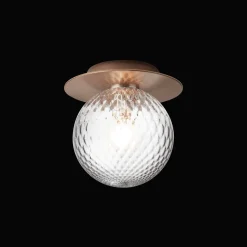 Nuura Liila 1 Vág/Loftlampe Medium Mørk Bronze/Klar