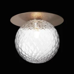Nuura Liila 1 Vág/Loftlampe Stor Mørk Bronze/Klar