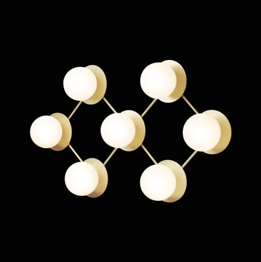 Nuura Liila 7 Vág/Loftlampe Opal Hvid