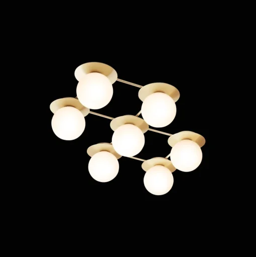 Nuura Liila 7 Vág/Loftlampe Opal Hvid