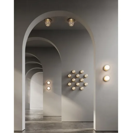 Nuura Liila 12 Vág/Loftlampe Opal