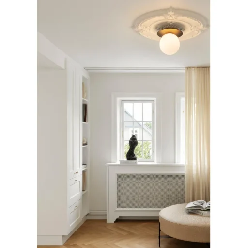Nuura Liila 1 Vág/Loftlampe Stor Sort/Opal
