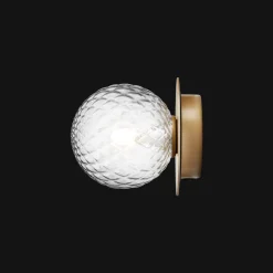 Nuura Liila 1 Vág/Loftlampe Lille Guld/Optic Klar
