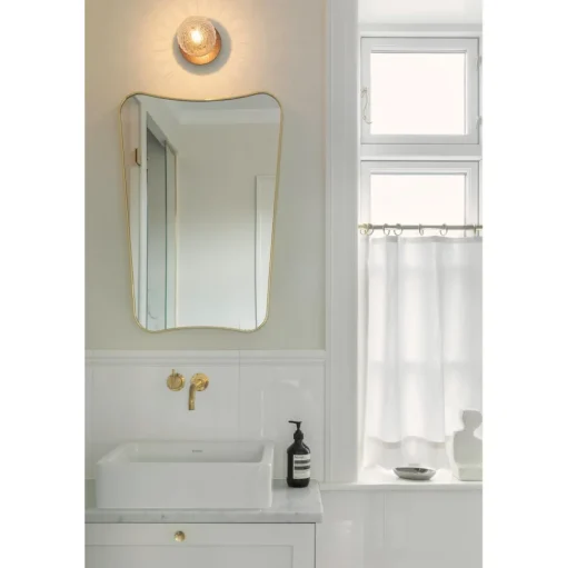 Nuura Liila 1 Vág/Loftlampe Lille Guld/Optic Klar