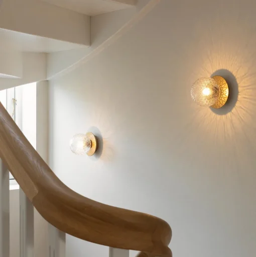 Nuura Liila 1 Vág/Loftlampe Lille Guld/Optic Klar