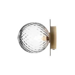 Nuura Liila 1 Vág/Loftlampe Guld & Klar Glas Medium