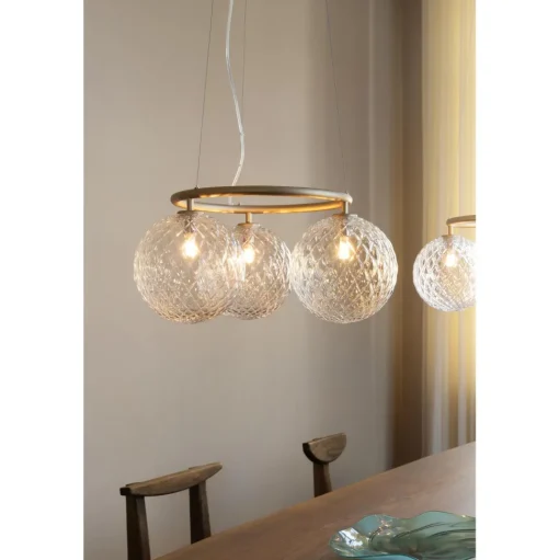 Nuura Miira 3 Circular Pendel Mørk Bronze/Optic Clear