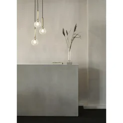 Nuura Miira 3 Pendel Messing & Klar Optic