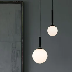 Nuura Miira 1 Pendel Rock Grey & Opal Hvid Stor