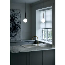 Nuura Miira 1 Pendel Rock Grey & Opal Hvid Lille