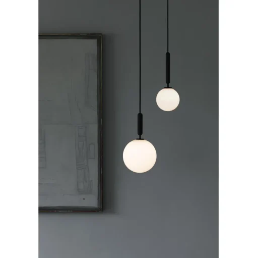Nuura Miira 1 Pendel Rock Grey & Opal Hvid Lille