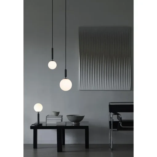 Nuura Miira 1 Pendel Rock Grey & Opal Hvid Lille