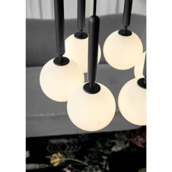 Nuura Miira 6 Pendel Stor Opal Hvid