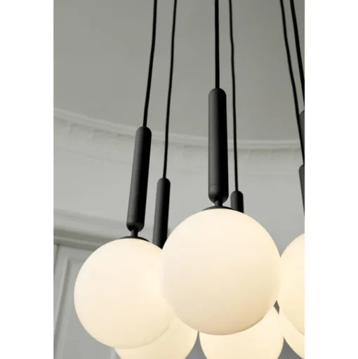 Nuura Miira 6 Pendel Stor Opal Hvid