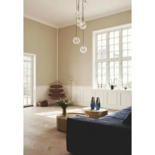 Nuura Miira 6 Pendel Stor Messing & Klar Optic