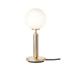 Nuura Miira Bordlampe Messing/Opal Hvid