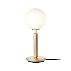 Nuura Miira Bordlampe Messing/Opal Hvid