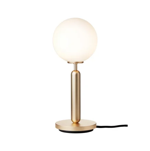 Nuura Miira Bordlampe Messing/Opal Hvid