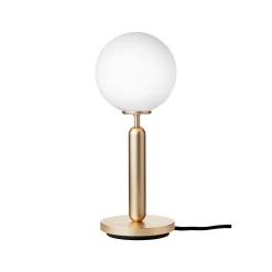 Nuura Miira Bordlampe Messing/Opal Hvid