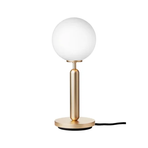 Nuura Miira Bordlampe Messing/Opal Hvid
