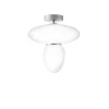 Nuura Rizzatto 42 Loftlampe Satin Sølv & Opal