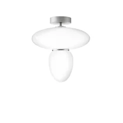 Nuura Rizzatto 42 Loftlampe Satin Sølv & Opal