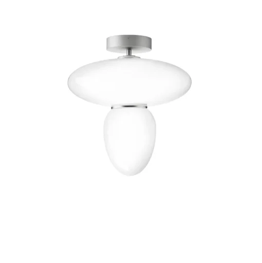 Nuura Rizzatto 42 Loftlampe Satin Sølv & Opal