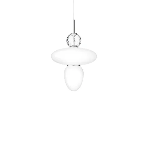 Nuura Rizzatto 43 Pendel Satin Sølv/Opal