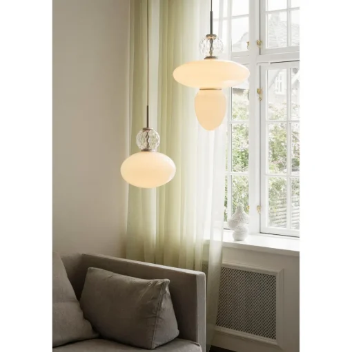 Nuura Rizzatto 43 Pendel Satin Sølv/Opal