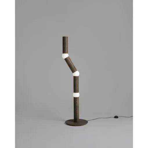 Oblure LIGHTBONE Gulvlampe Røget Eg