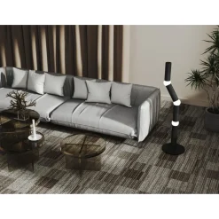 Oblure LIGHTBONE Gulvlampe Sort Eg