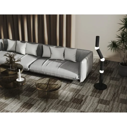 Oblure LIGHTBONE Gulvlampe Sort Eg