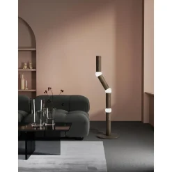 Oblure LIGHTBONE Gulvlampe Sort Eg