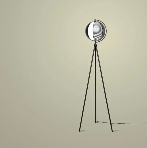 Oblure MONDO Gulvlampe Sort