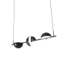 Oblure TRAPEZE Triplette Pendel 152,2x28 cm Sort