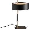 Oluce 1953 Bordlampe Sort/Satin Guld