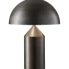 Oluce Atollo 239 Bordlampe 38 cm Satin Bronze