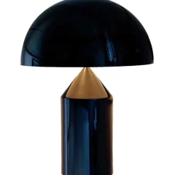 Oluce Atollo 233 Bordlampe 50 cm Sort