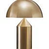 Oluce Atollo 233 Bordlampe 50 cm Guld