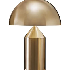Oluce Atollo 233 Bordlampe 50 cm Guld