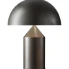 Oluce Atollo 233 Bordlampe 50 cm Satin Bronze