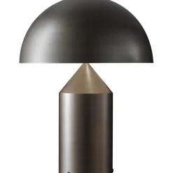 Oluce Atollo 233 Bordlampe 50 cm Satin Bronze