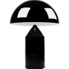 Oluce Atollo 238 Bordlampe 25 cm Sort