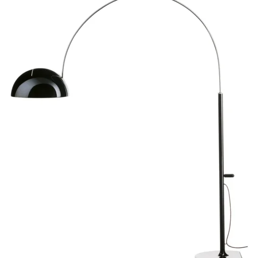 Oluce Coupé 3320R Gulvlampe Sort