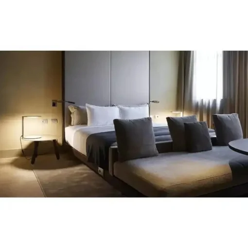 Oluce Duca Bordlampe Grå