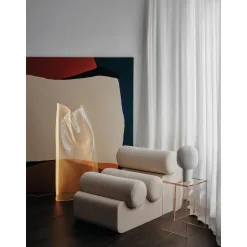 Parachilna Gweilo Qin Gr Gulvlampe Stor Gennemsigtig